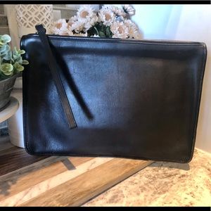 Vintage Coach Portfolio Clutch